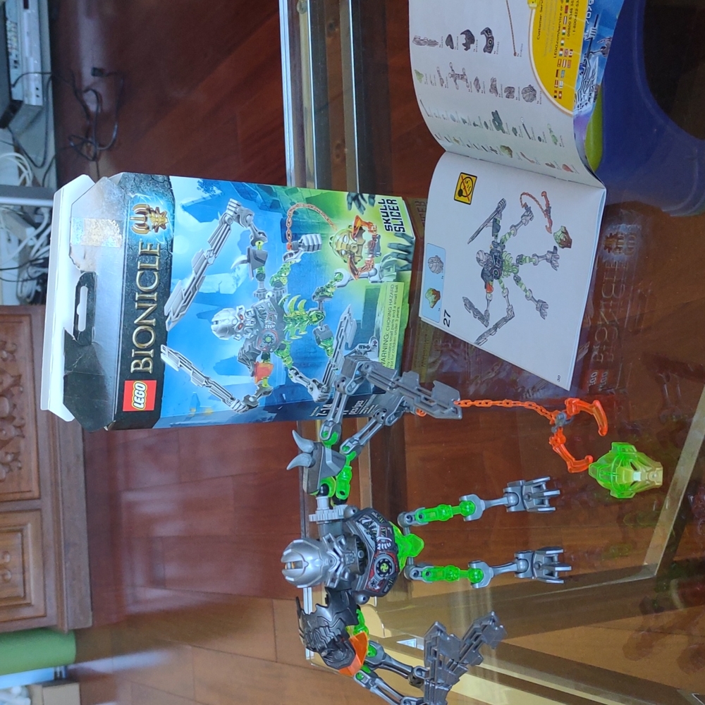 Lego Bionicle Skull Slicer Complete Set